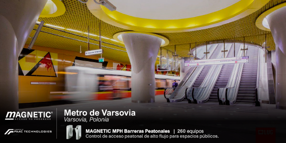 Metro de Varsovia Varsovia Polonia.